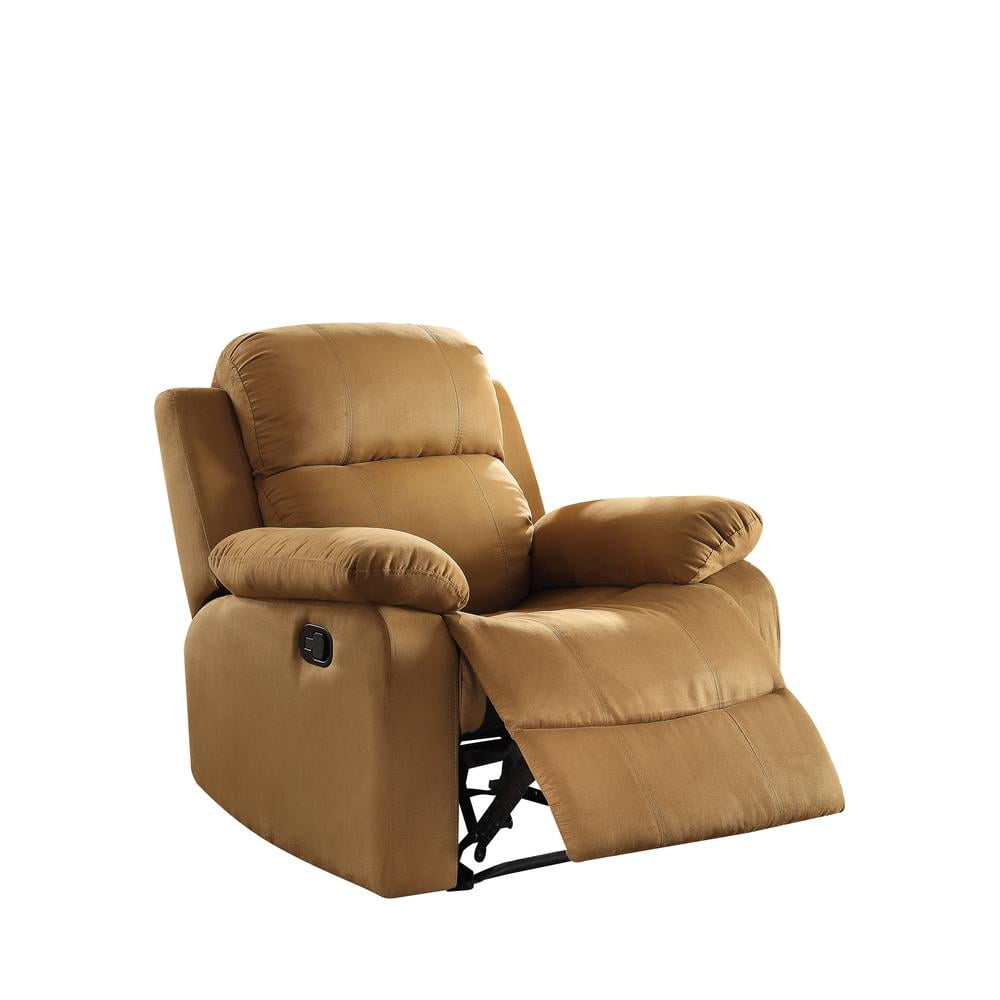 ACME Parklon Microfiber Motion Recliner with Pillow Top Armest in Chocolate