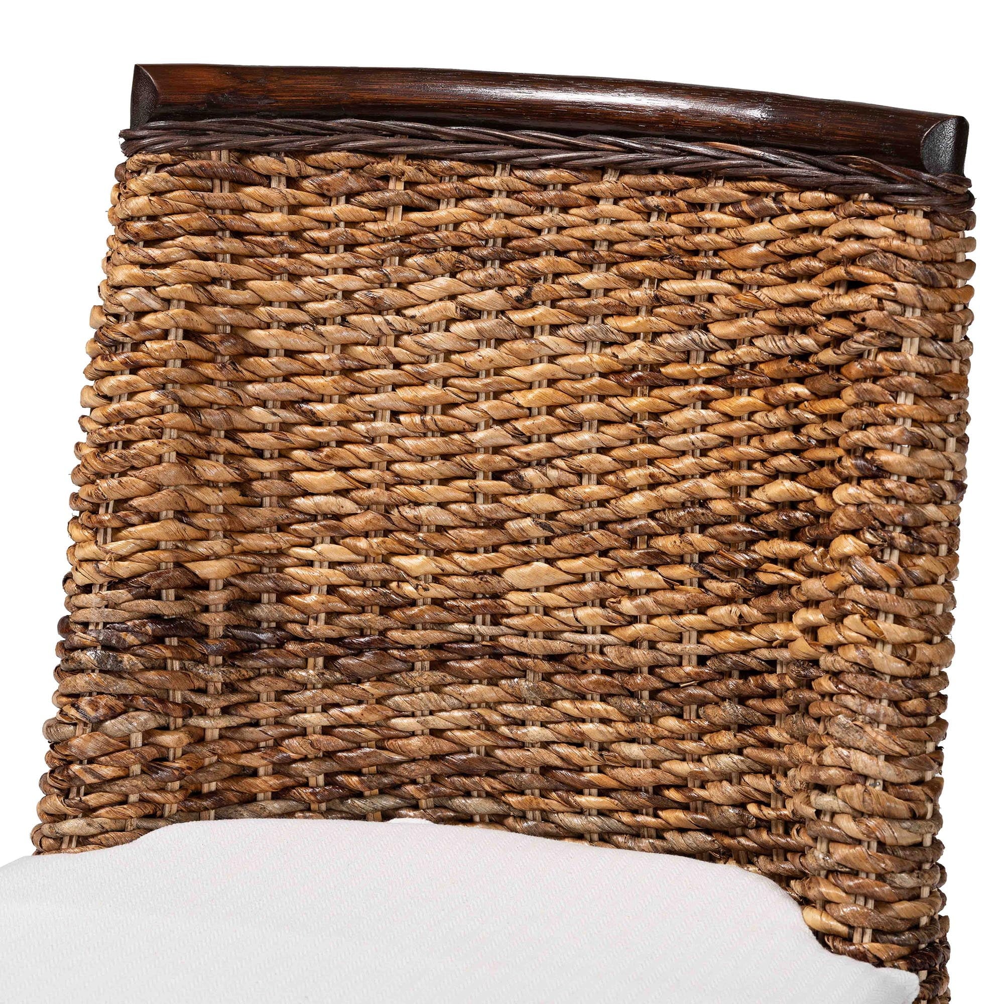 bali & pari Abbas Boho Dining Chair, Dark Brown