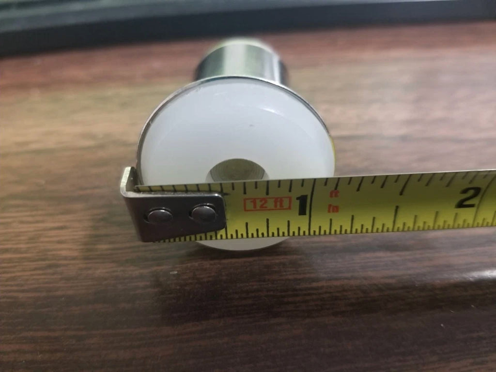 (Four) Bar Stool Chair Silver Metal Floor Glide For Bar Stools About 1 1/4" Tall