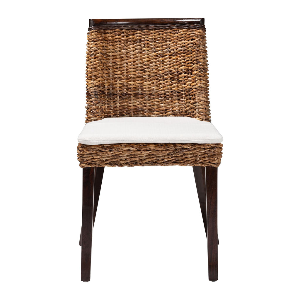 bali & pari Abbas Boho Dining Chair, Dark Brown