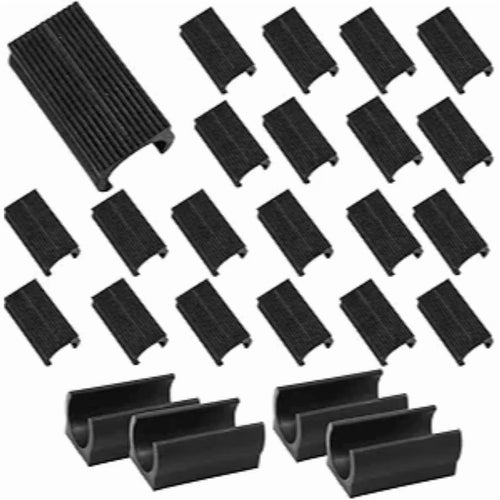 25Pcs Plastic Furniture Feet, U Shaped Plastic Chair Foot, Bar Stool Floor Prote