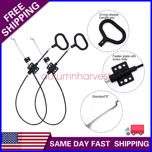 2Pcs Recliner Replacement Cable Pull Handle D-Ring Sofa Release Lane Furniture