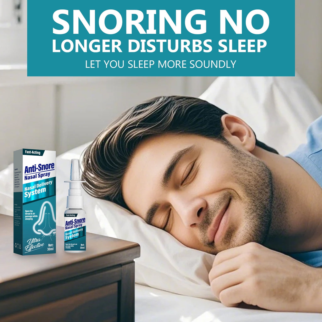 Anti Snoring Spray,Anti Snoring Devices,Quick Stop Snoring for Better Sleep, Natural Breathing Relief, Helps Open Throat and Air Passage, Painless, Natural Anti-Snoring Solution, 30ml
