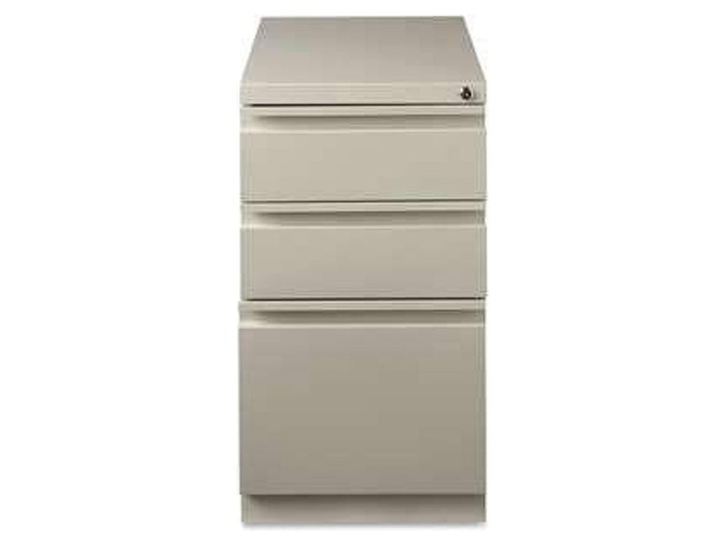 3 Drawers Vertical Steel Lockable Filing Cabinet, Putty