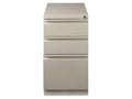 3 Drawers Vertical Steel Lockable Filing Cabinet, Putty