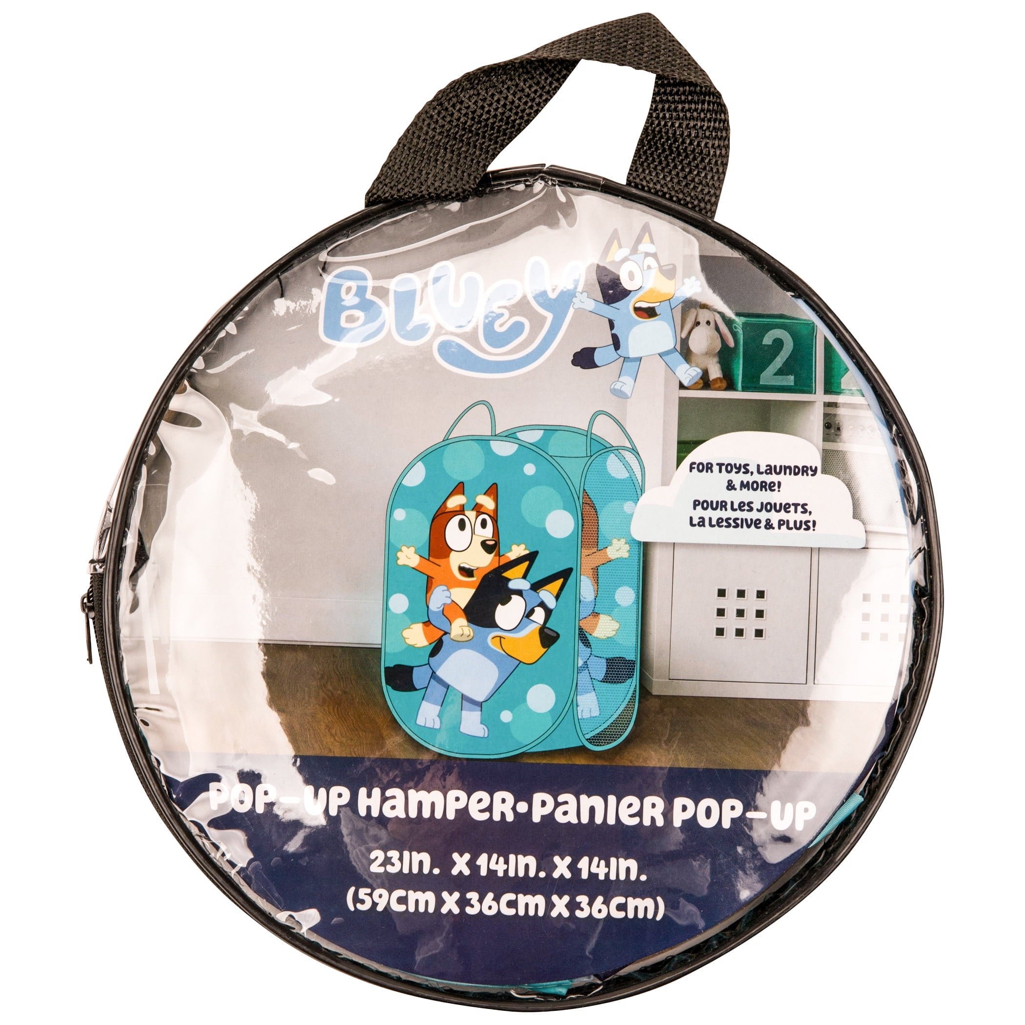 Bluey 869194 Bluey & Bingo Mesh Laundry Hamper