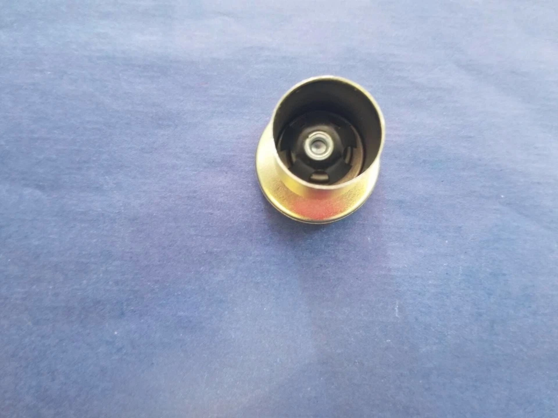 (Four) Bar Stool Chair Silver Metal Floor Glide For Bar Stools About 1 1/4" Tall