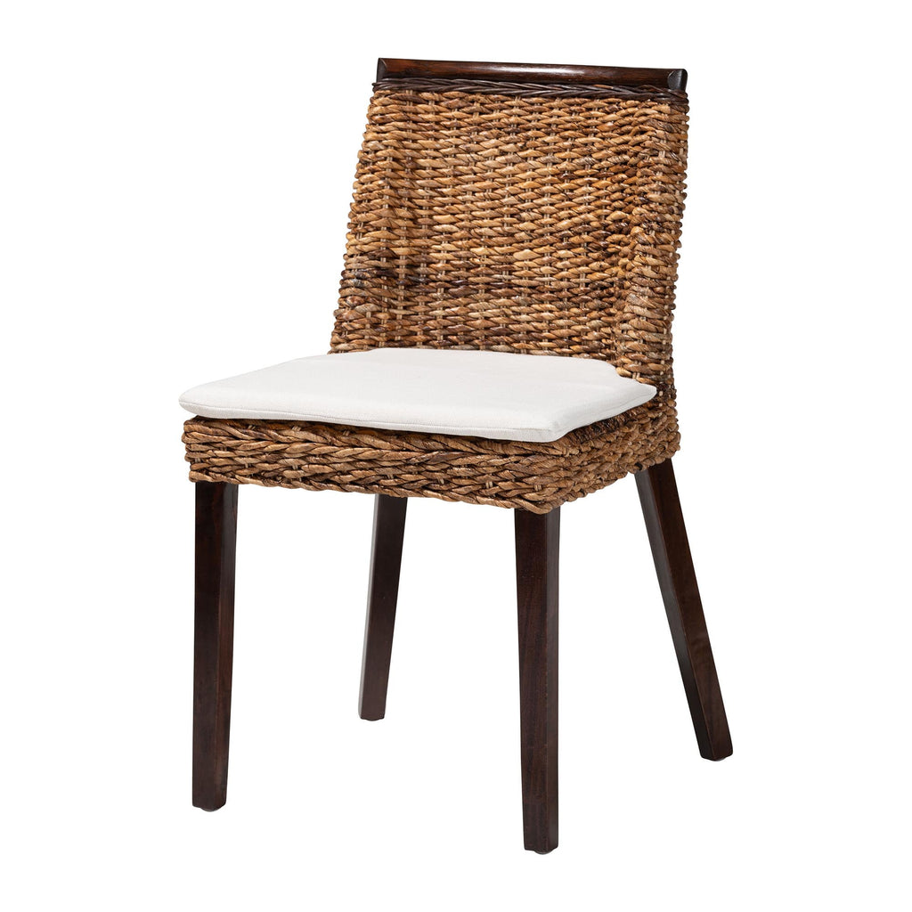 bali & pari Abbas Boho Dining Chair, Dark Brown