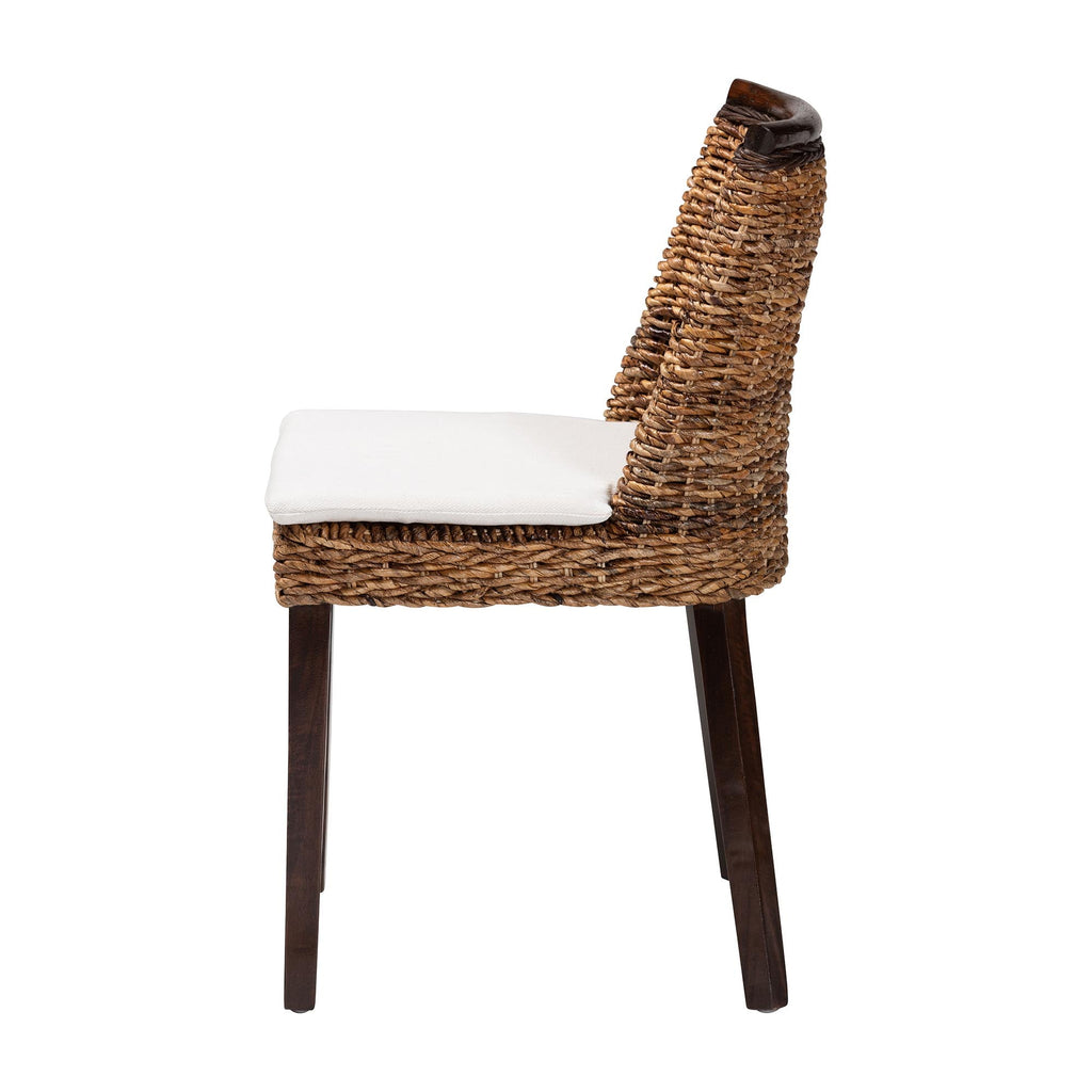 bali & pari Abbas Boho Dining Chair, Dark Brown