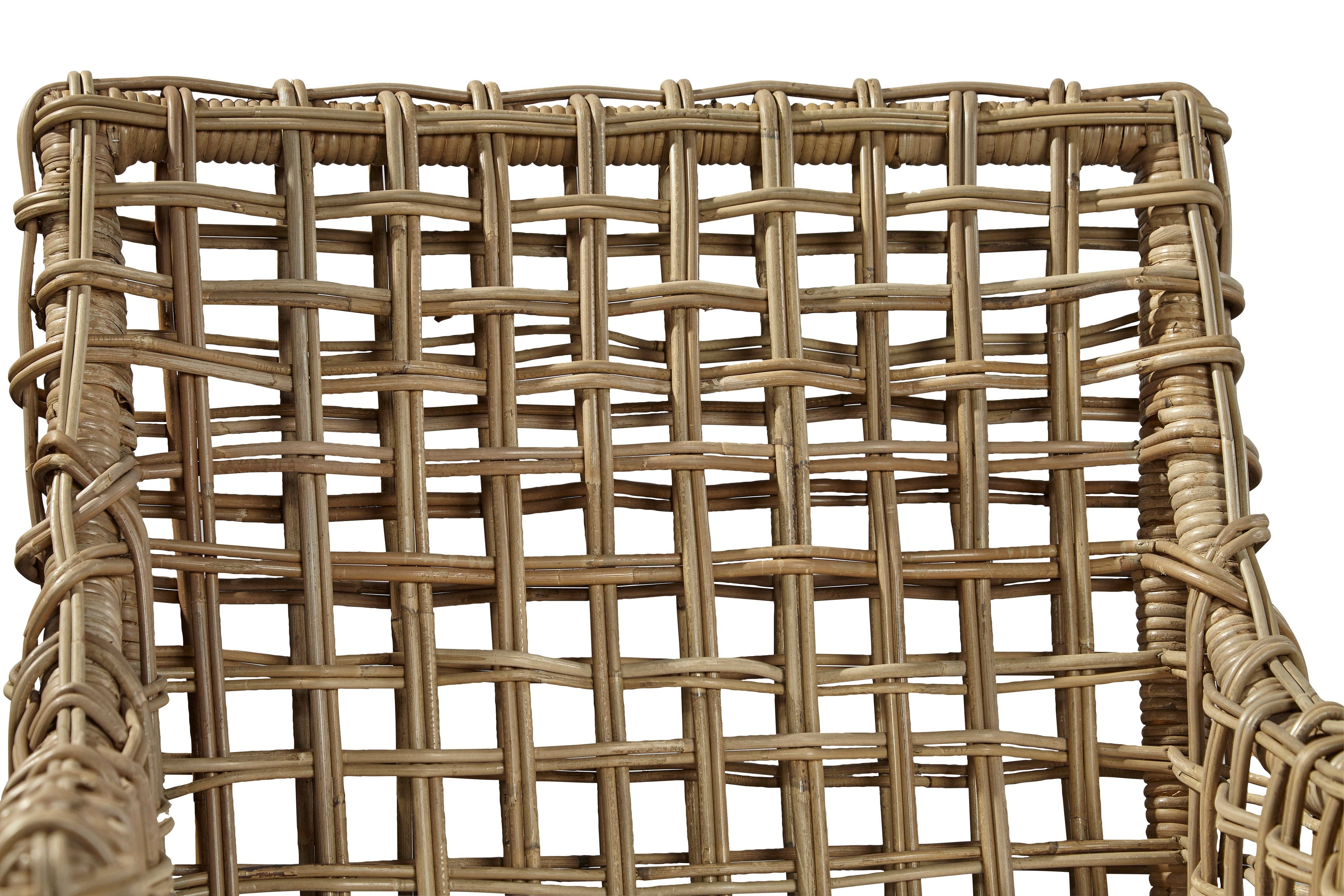 Bali Contemporary Kubu Rattan Arm Chair