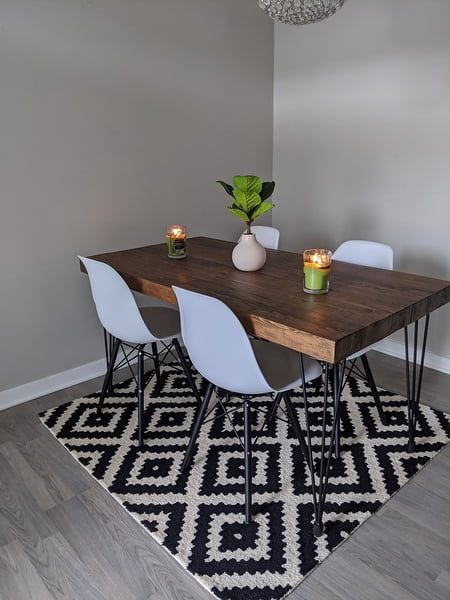 2xhome Blue Mid Country Modern Molded Shell Designer Plastic Chair Side No Arms Wheels Armless Dark Wood Wooden Eiffel for Dining Room Bedroom Kitchen Accent Office DSW Comfortable Desk