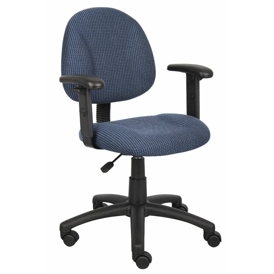 Boss Office Products Beyond Basics Adjustable Office Task Chair with Adjustable Arms, Multiple Colors