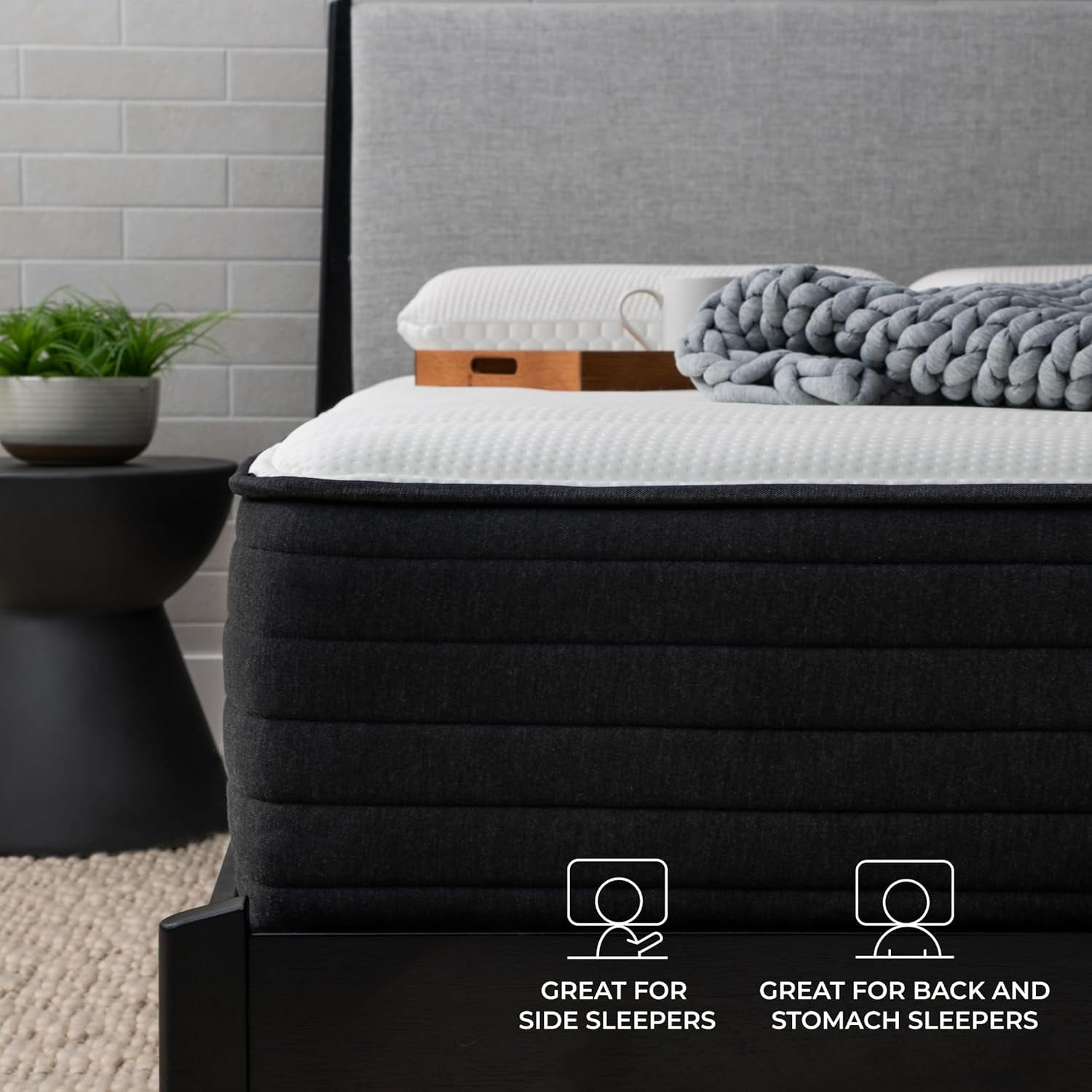 Brooklyn Bedding Select 12" Gel Memory Foam Hybrid Mattress, Twin