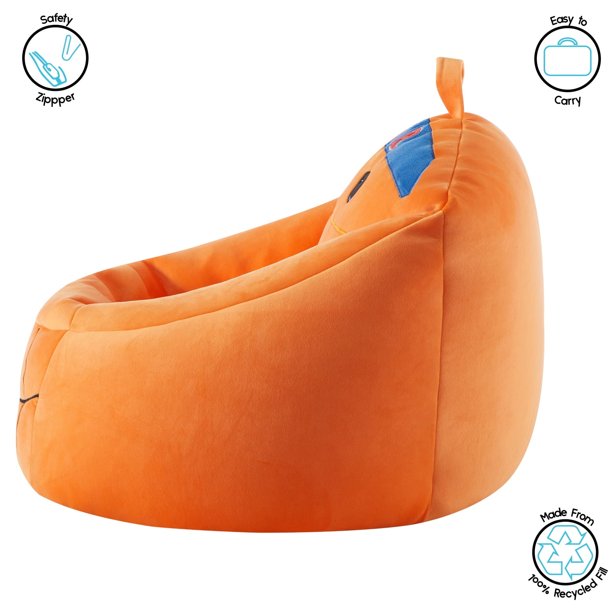 American Kids Squishy Basketball Bean Bag ChairChair