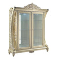 Acme Furniture Vatican Curio in Champagne Silver Finish