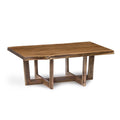 Alaterre Furniture Berkshire 48 in. Live Edge Acacia Wood Coffee Table, Handcrafted with Floor Protectors, Modern Industrial Farmhouse Accent Table, Natural