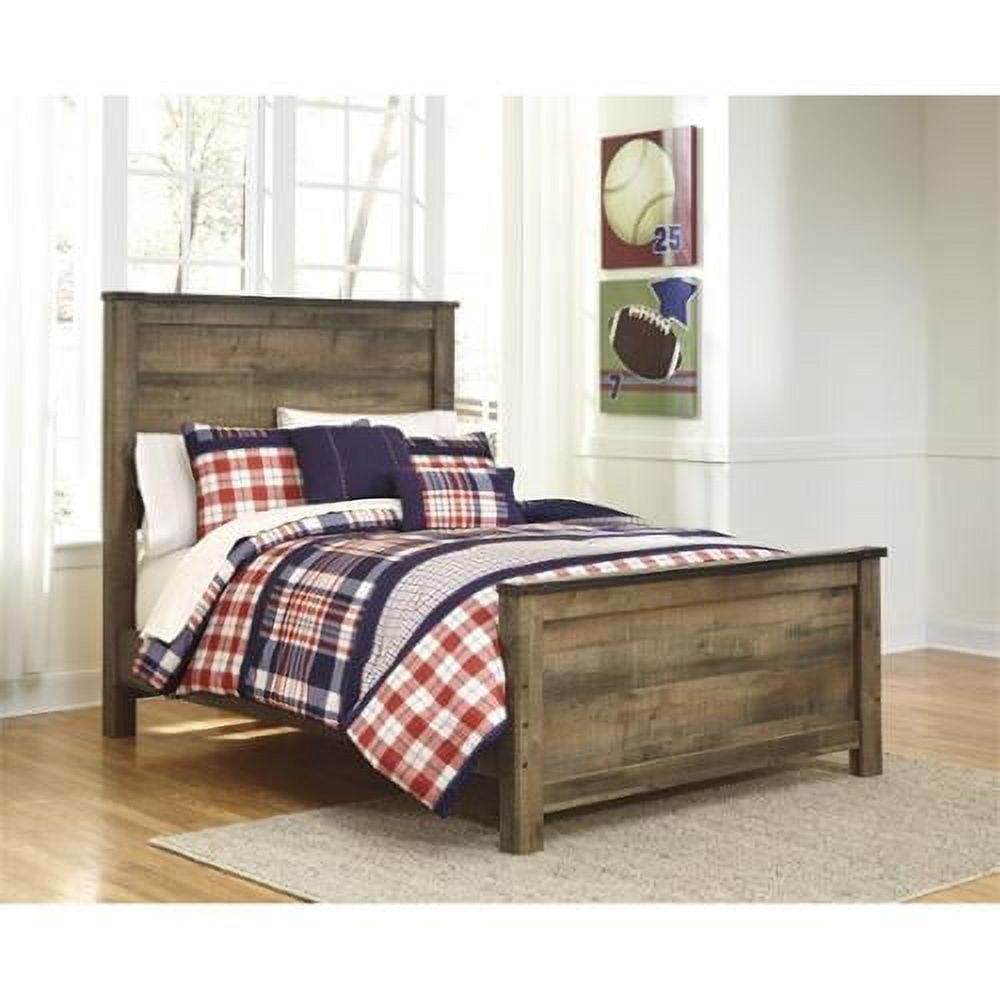 Ashley Trinell Full Panel Bed in Brown