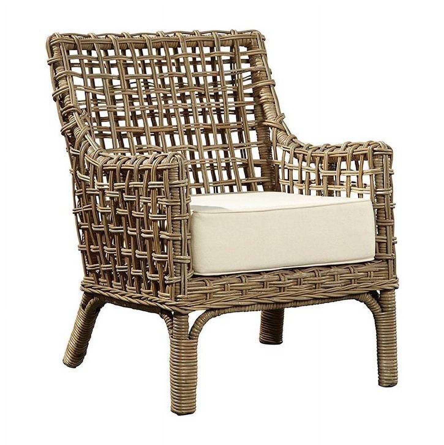 Bali Contemporary Kubu Rattan Arm Chair