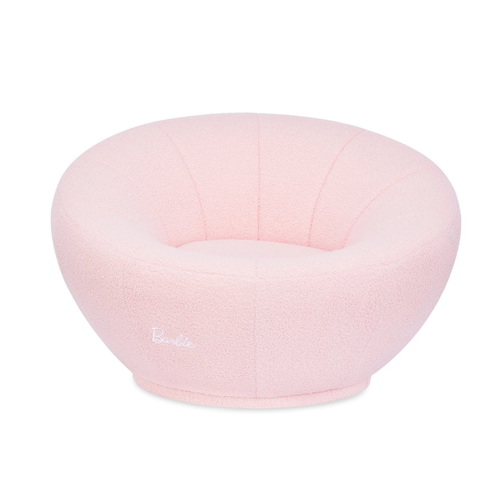 Barbie I'm Unstoppable Kid's Couch by Evolur In Pink