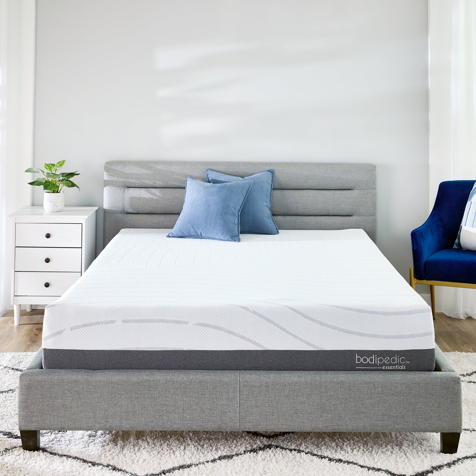 Bodipedic Essentials Queen Gel Memory Foam Mattress 10 inch