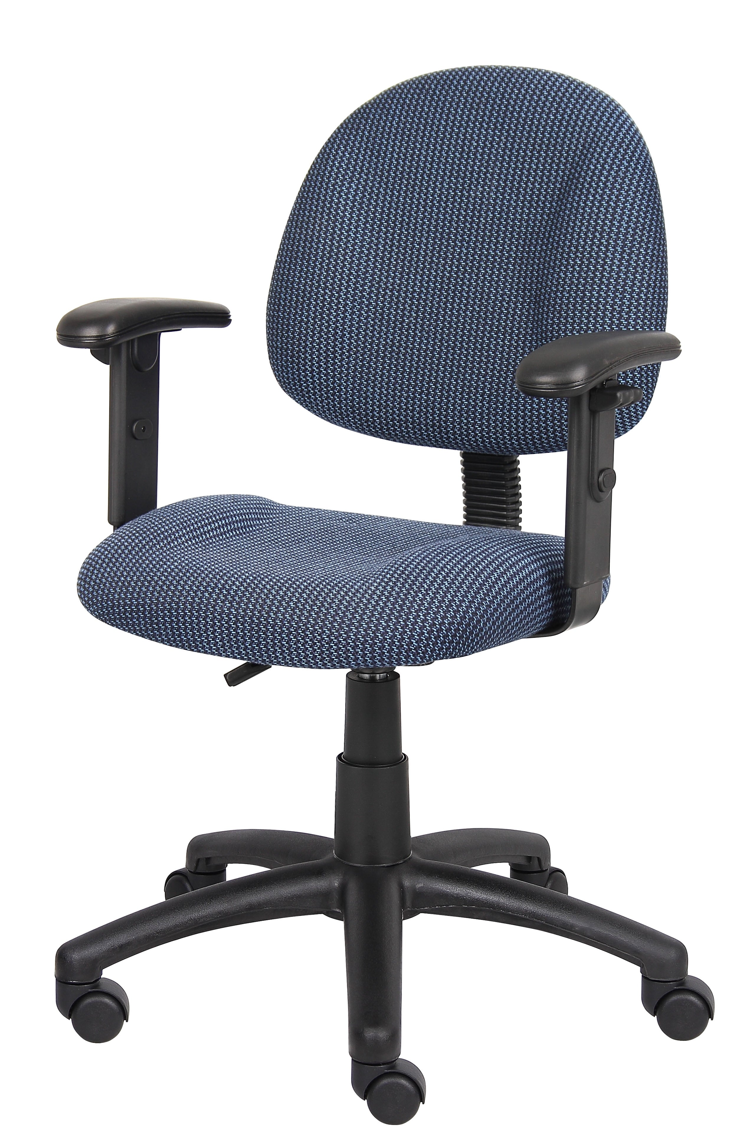 Boss Office Products Beyond Basics Adjustable Office Task Chair with Adjustable Arms, Multiple Colors