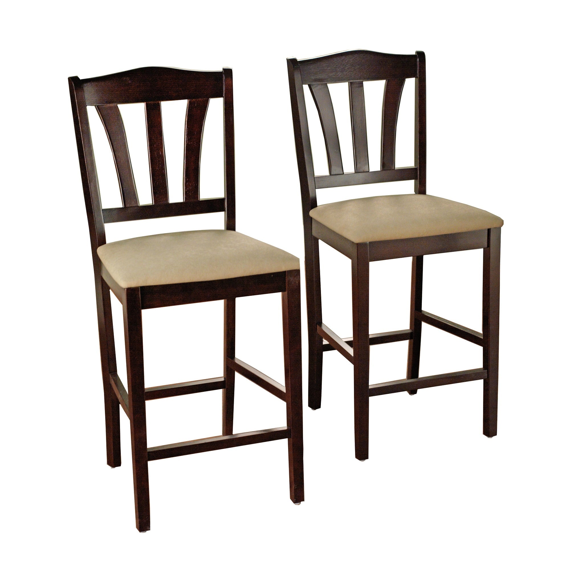 24" Metropolitan Counter Height Stool, Set of 2, Multiple Colors