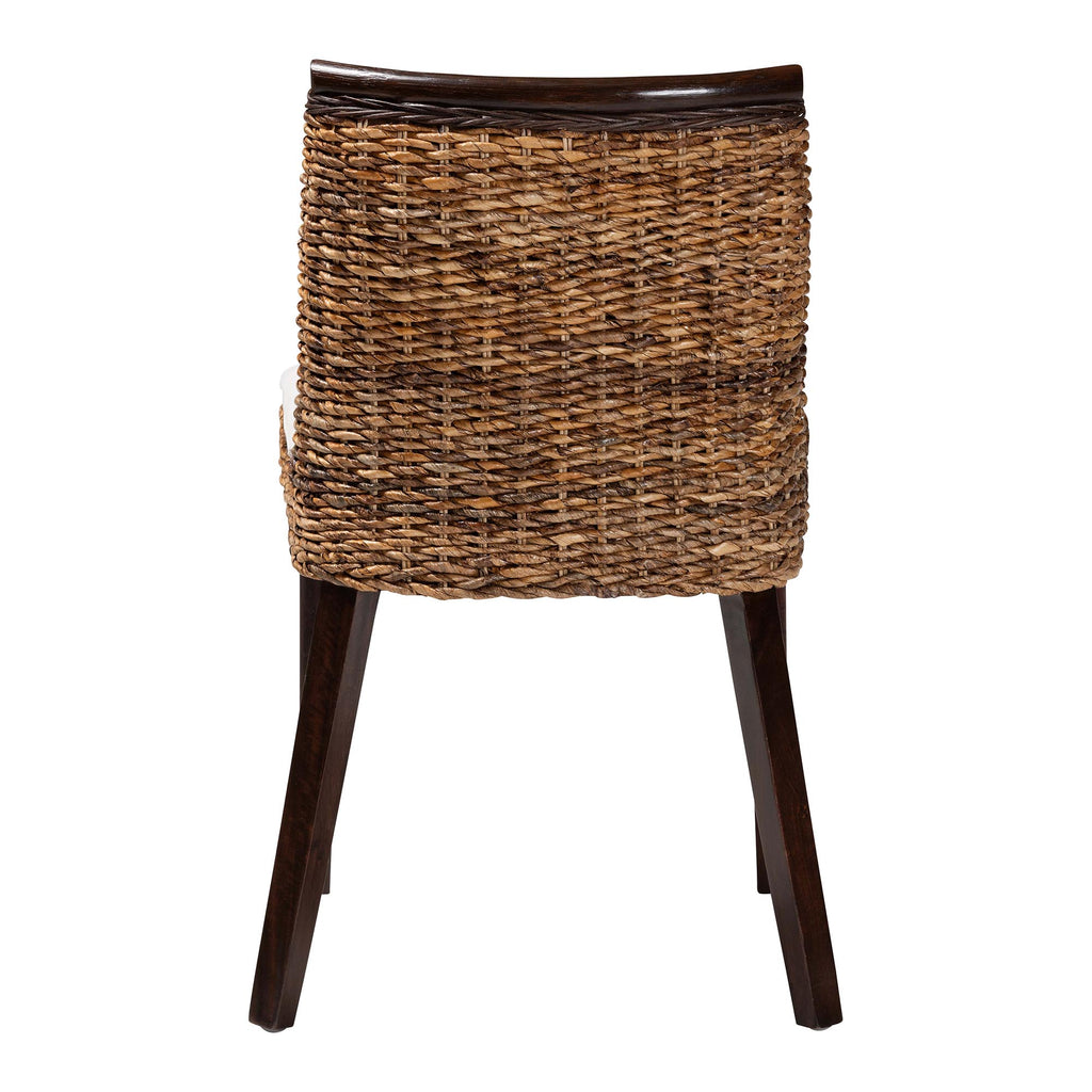 bali & pari Abbas Boho Dining Chair, Dark Brown