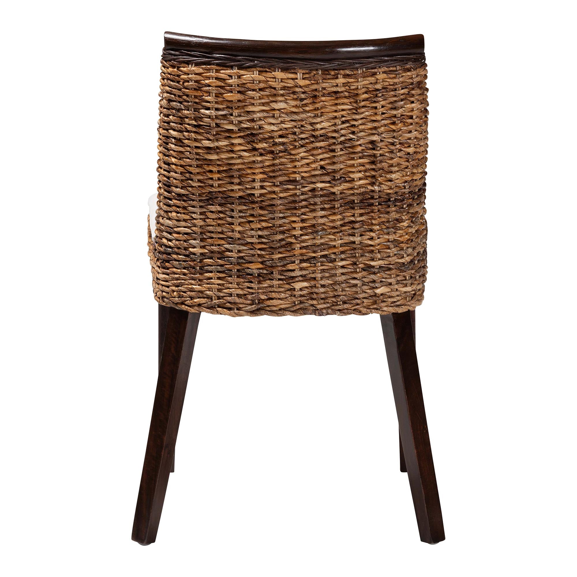 bali & pari Abbas Boho Dining Chair, Dark Brown