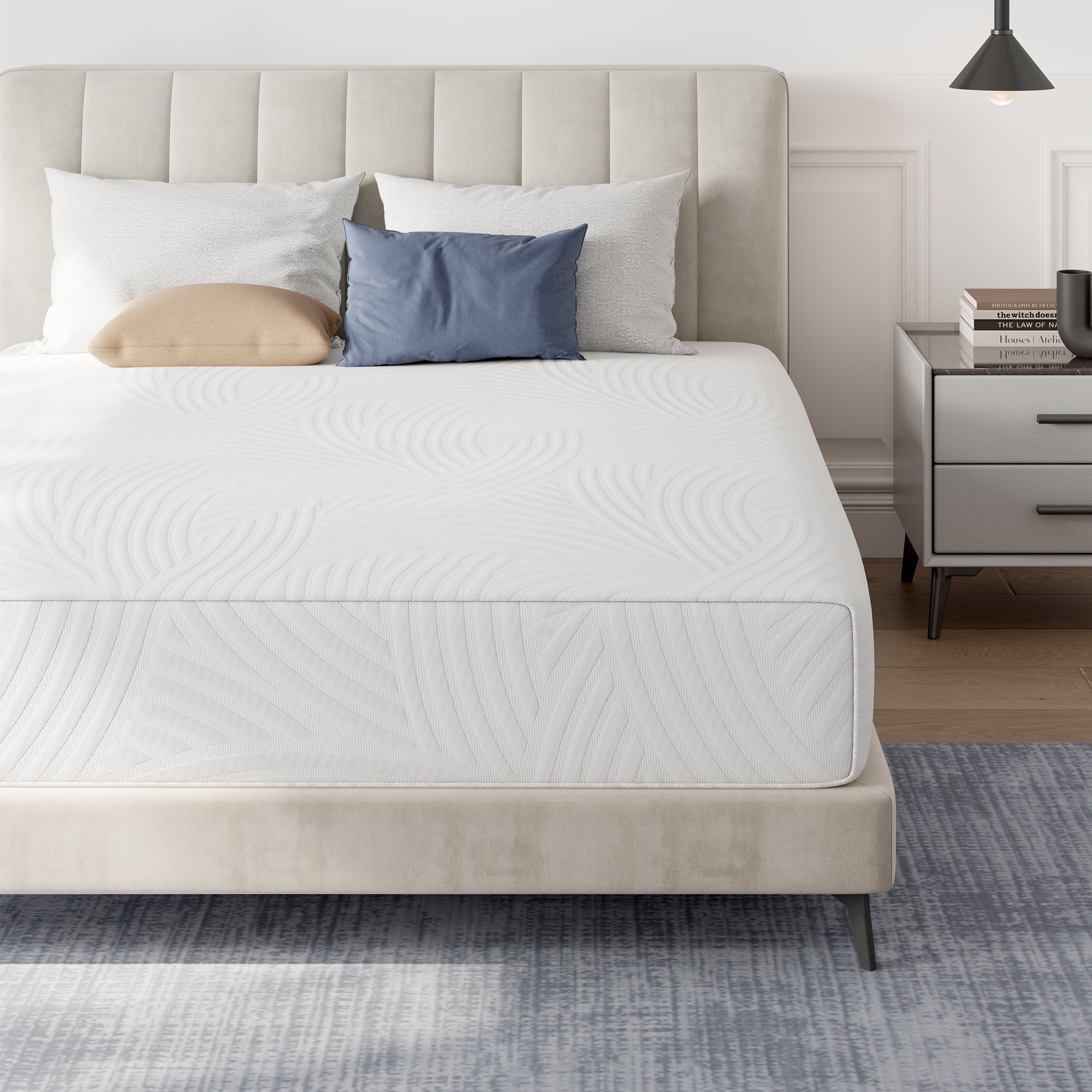 Avenco Snow 10" Twin Size Medium Adult Memory Foam Mattress