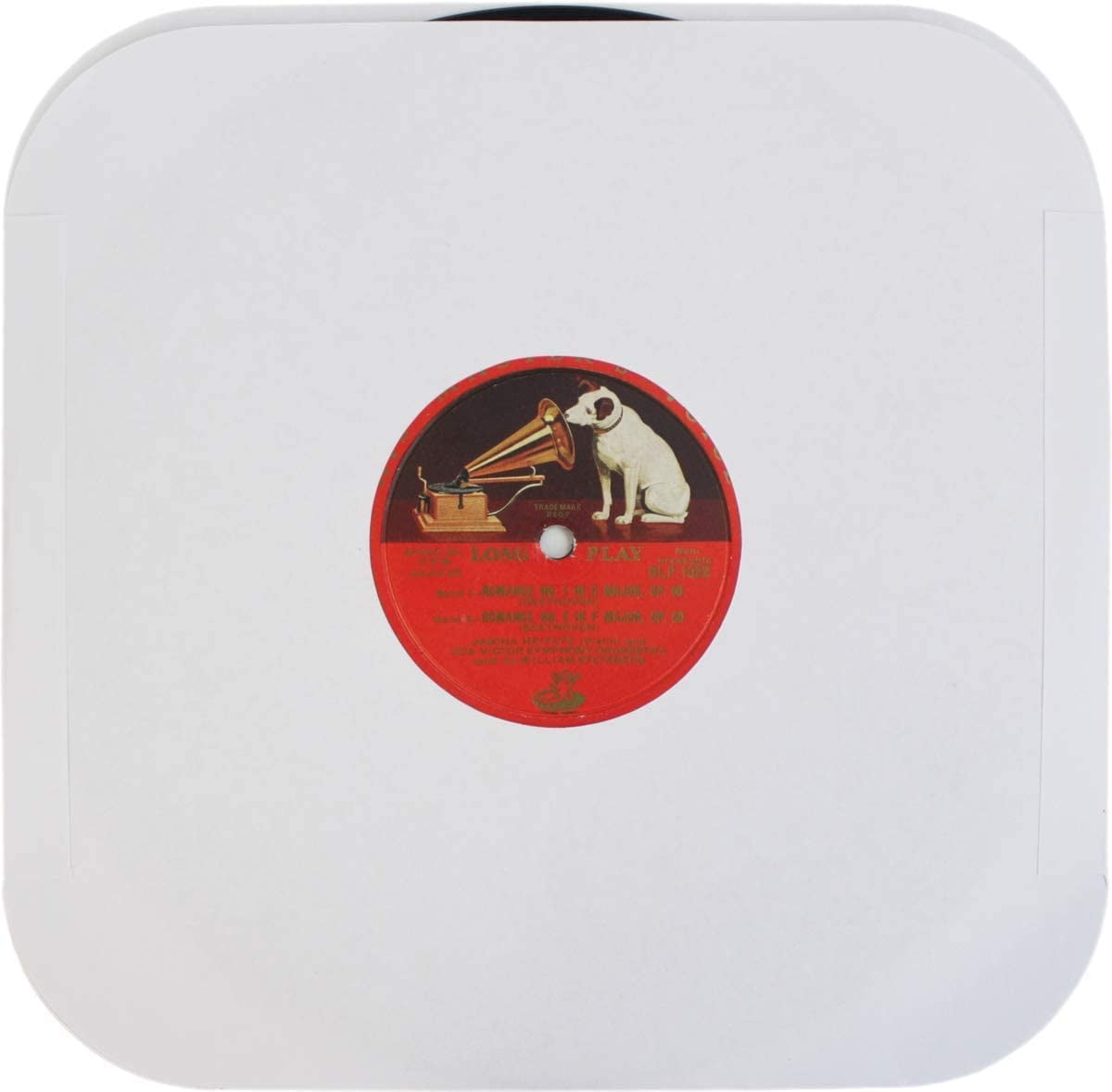 (25) White Paper Inner Sleeves for 10" Vinyl Records – Ideal for 78 RPM Albums – Archival-Quality Replacement Sleeves #10IW