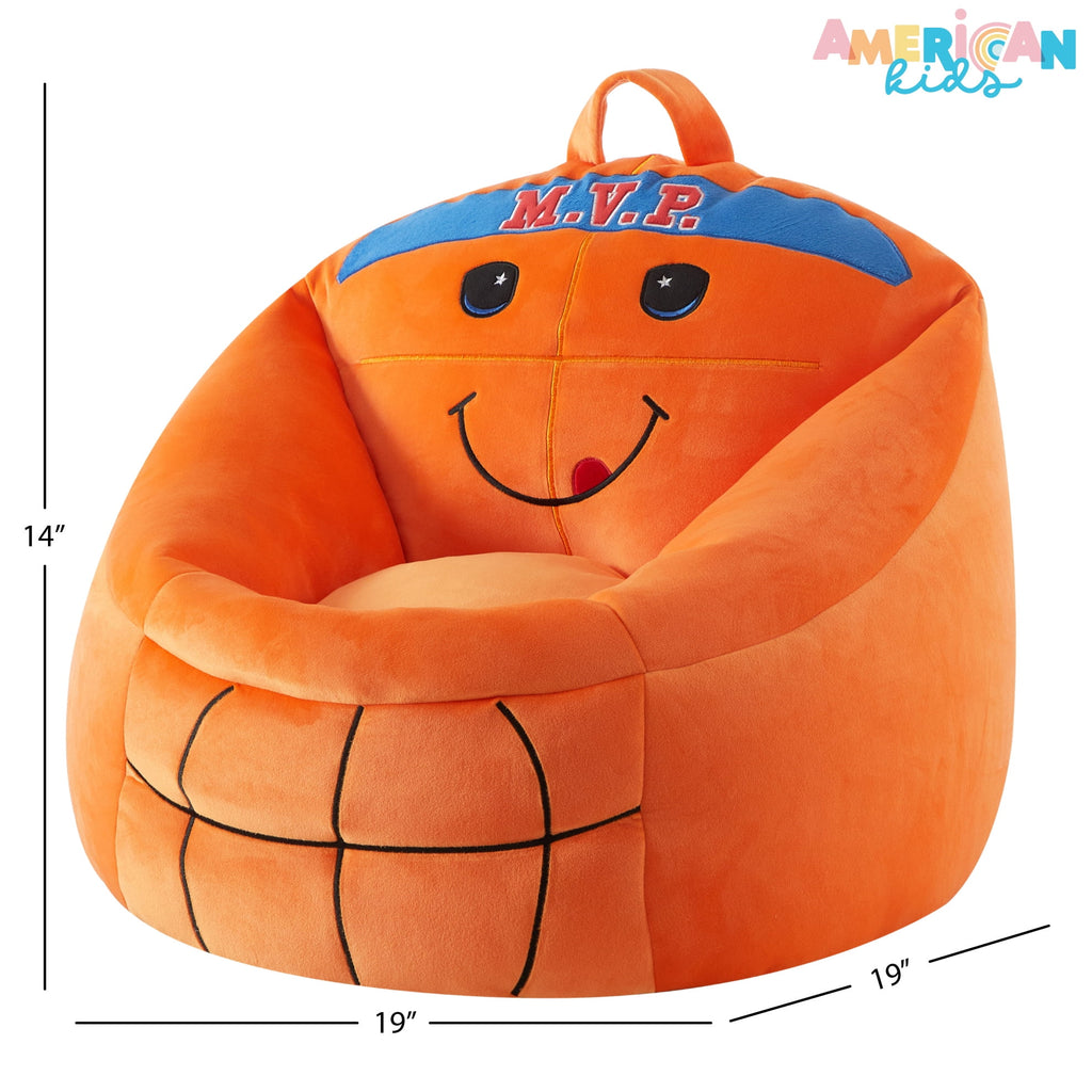 American Kids Squishy Basketball Bean Bag ChairChair
