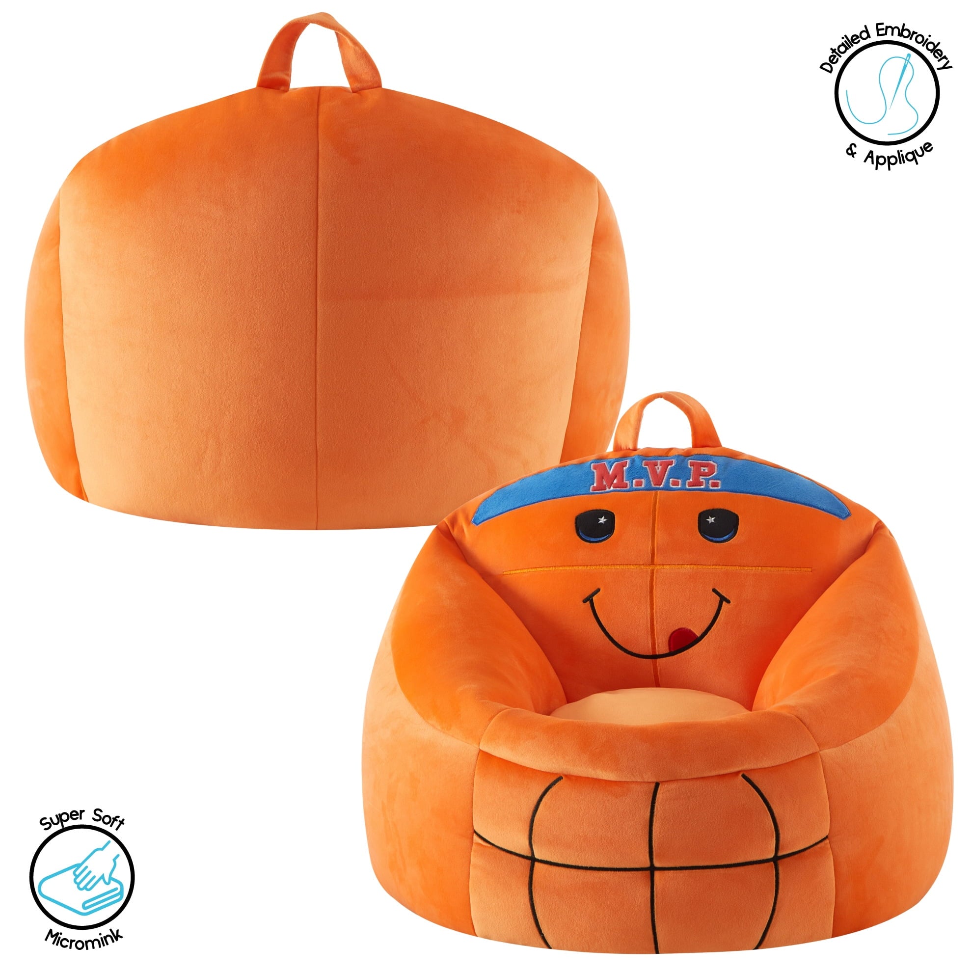 American Kids Squishy Basketball Bean Bag ChairChair