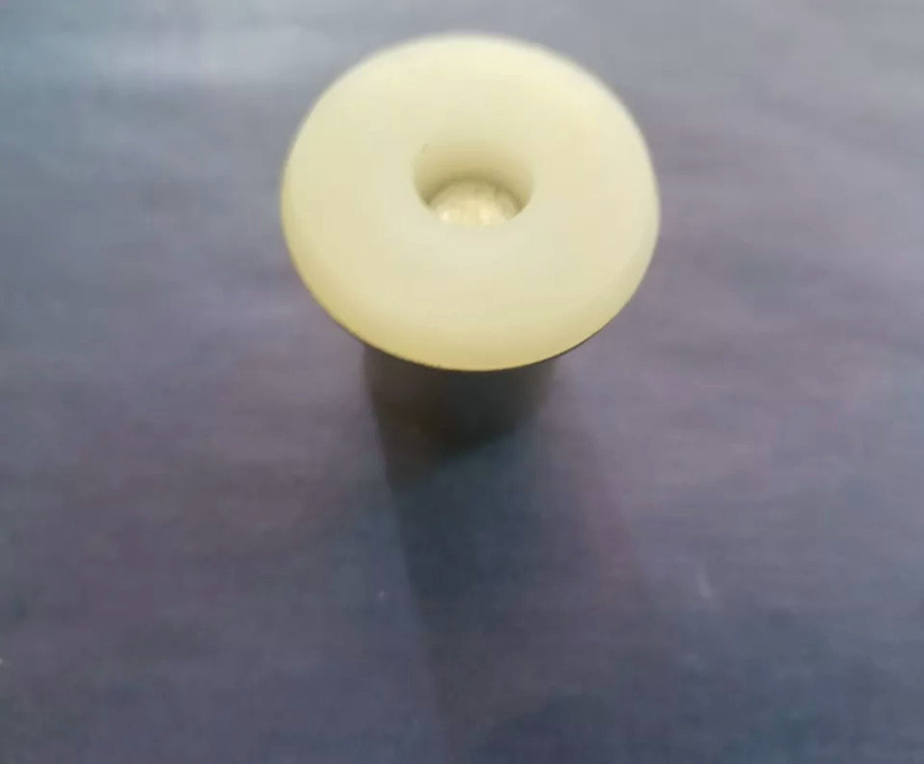 (Four) Bar Stool Chair Silver Metal Floor Glide For Bar Stools About 1 1/4" Tall